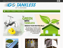 Tablet Screenshot of go-tankless.net